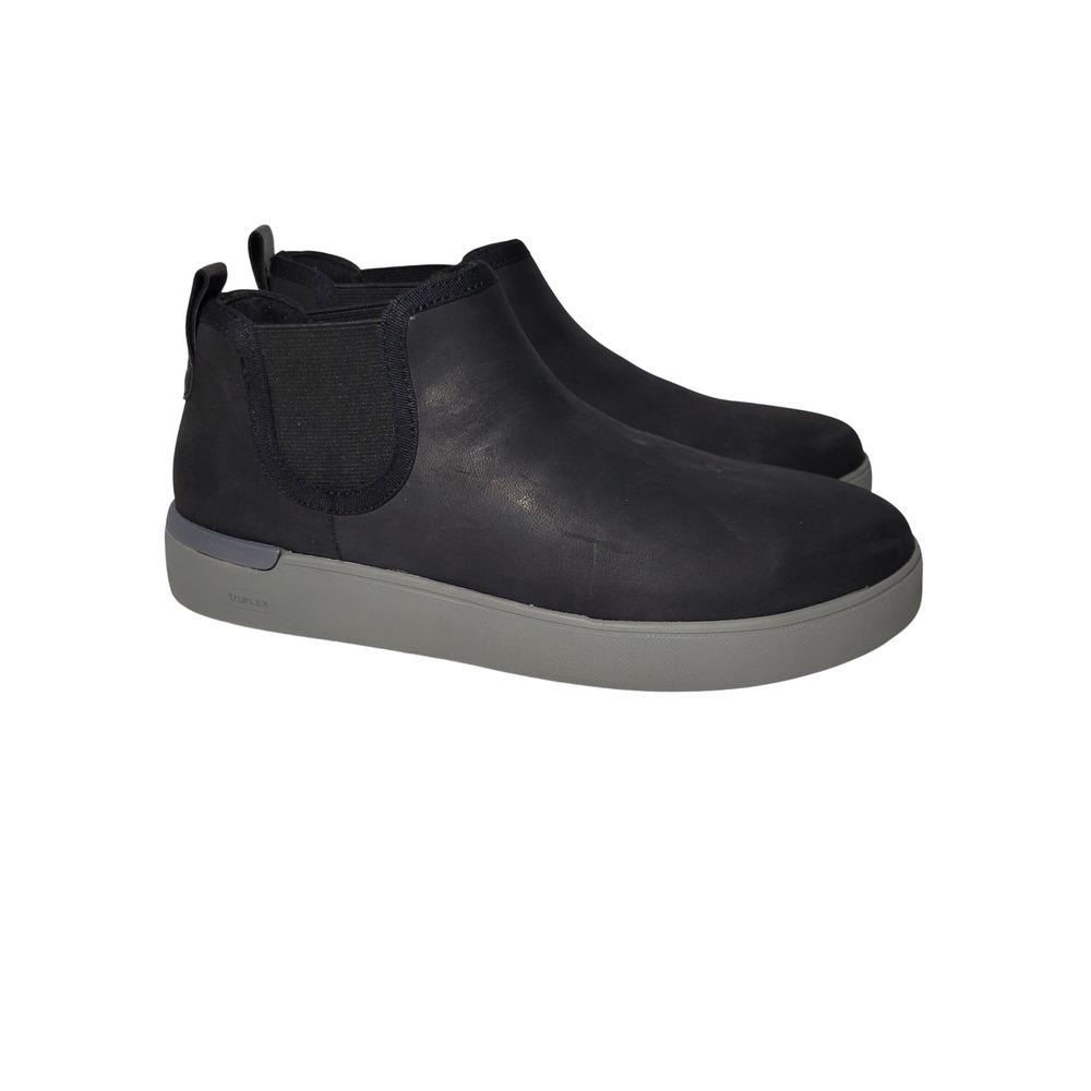 Rockport Works Parissa Chelsea Boots Womens 7 W Wide Black Leather EH Safety NEW